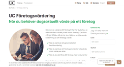 Desktop Screenshot of foretagsvardering.org